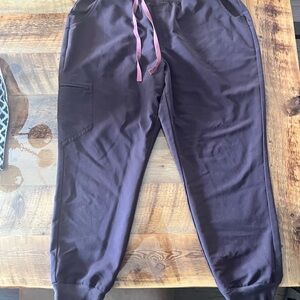 Figs Espresso Brown Technical Collection Pants